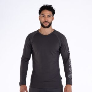 First Ascent Men's Bamboo Thermal long Sleeve Baselayer - Performance Grey