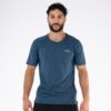 First Ascent Men's Kinetic Short Sleeve Tee - Blue Fin / Seepampoentjie