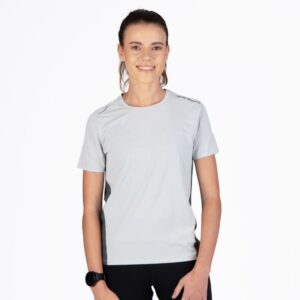 First Ascent Ladies AR-X Running Tee - Smoke Grey
