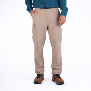 First Ascent Men's Stretchfit Zip-off Pants - Pecan Brown