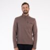 First Ascent Men's Getaway 1/4 Zip Fleece Top - Sandy Brown