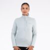 First Ascent Ladies Getaway 1/4 Zip Fleece Top - Oystershell