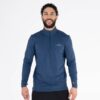 First Ascent Men's Corefit 1/4 Zip Top - Sutherland Blue