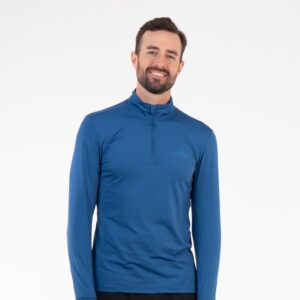 First Ascent Men's Corefit 1/4 Zip Top - Twilight Blue