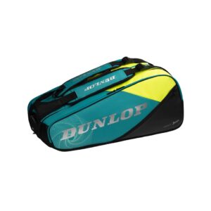 Dunlop D-TAC SX Performance 12 Racket Bag - Black/Teal/Yellow