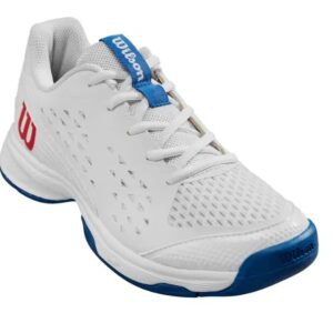 Wilson Junior Girls Rush Pro Tennis Shoe - White / Blue / Red