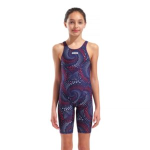 Arena Girl's Fireflow Printed Full Body