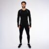 First Ascent Men's K2 Powerstretch Fleece Tights - Black