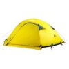 First Ascent Peak 3 Person 4 Season Hiking Tent - Yellow & Charcoal
