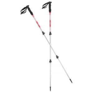 First Ascent Inca Twin Pack Trekking Poles - Red