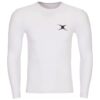 Gilbert Men's Atomic Keep You Cool LongSleeve Baselayer Top - White