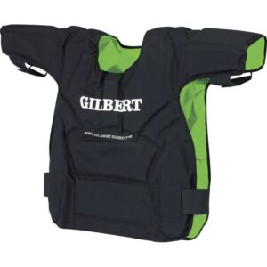 Gilbert Rugby Contact Top - Black/Green