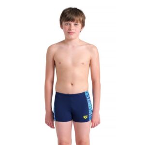 Arena Boy's Ondulation Swim Shorts - Navy / MultiBlue