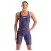 Arena Women's Printed Full Body Fire Flow - Team Red/White/Blue