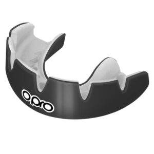 Opro Instant Custom-Fit Braces Mouthguard - Black/White & White/Gold