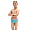 Speedo Junior Boys Allover 6.5cm Briefs