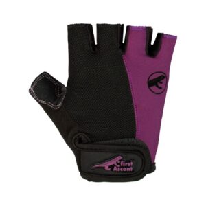 First Ascent Junior Minimotion Cycling Gloves - Plum Purple