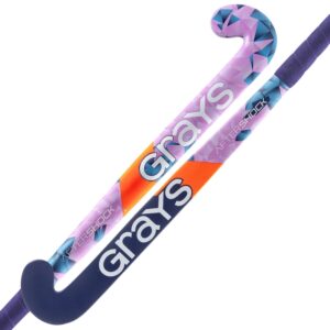 Grays Aftershock Ultrabow MC Junior Hockey Sticks - Purple/Blue