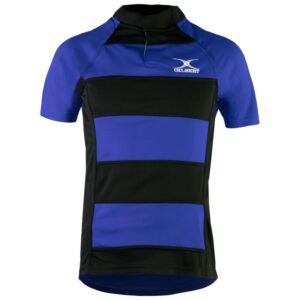 X-Brand Junior Practice Rugby Jersey with insets - Black/RoyalBlue or Black/Red