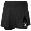 X-Brand Ladies 2 in 1 Game Set Skirt, Shorts - Black or Navy